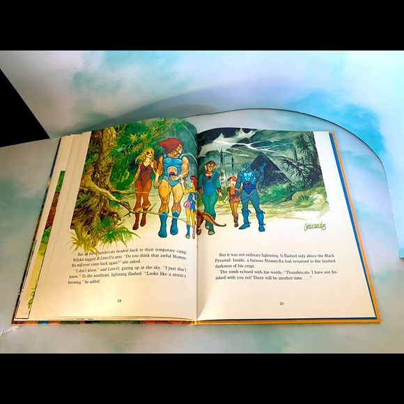 THUNDERCATS ADVENTURE VINTAGE 80s ESCAPE TO THIRD EARTH HARDCOVER BOOK 29p. - Picture 8 of 12